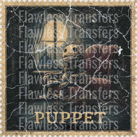 Puppet Vintage Stamp #0585