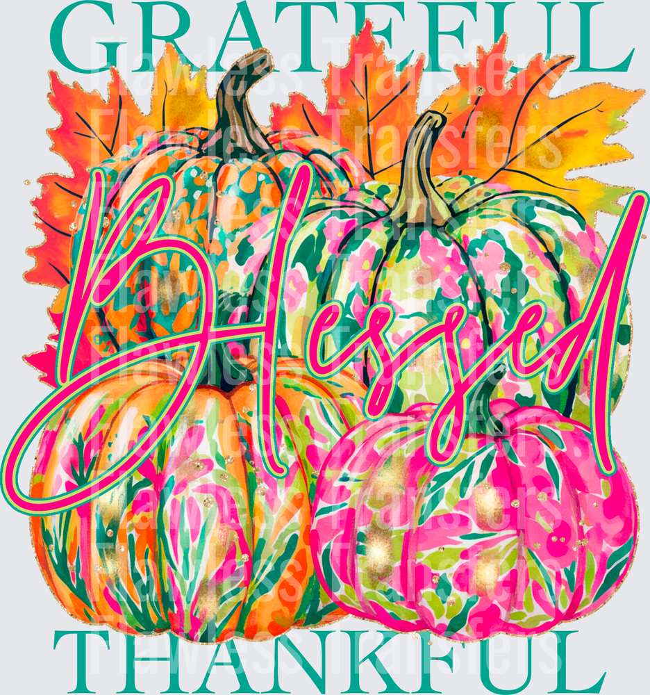 Grateful Thankful Blessed #0183