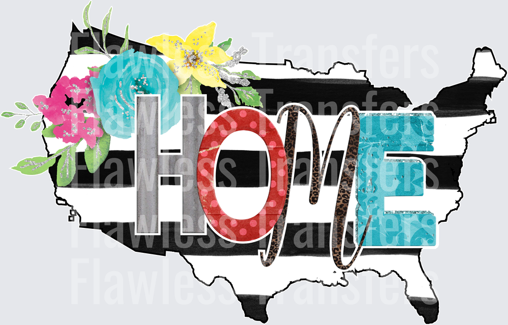 Striped USA Home #1212