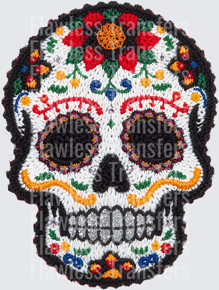 Sugar Skull Faux Yarn #0807