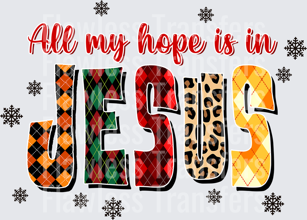 All My Hope Is In Jesus #1604