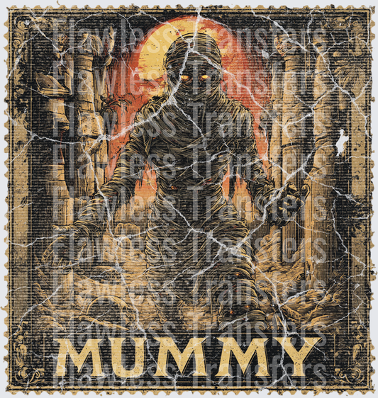 Mummy Vintage Stamp #0587