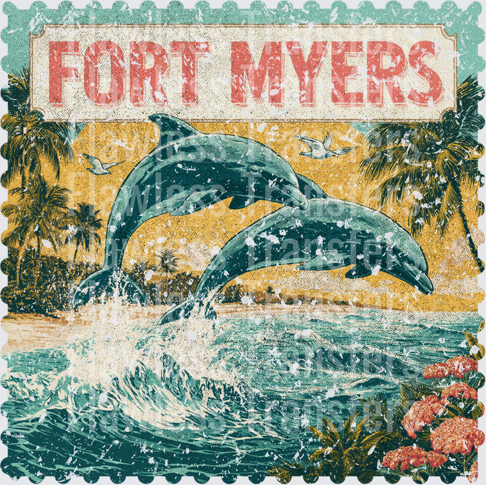 Fort Myers Vintage Stamp #1056