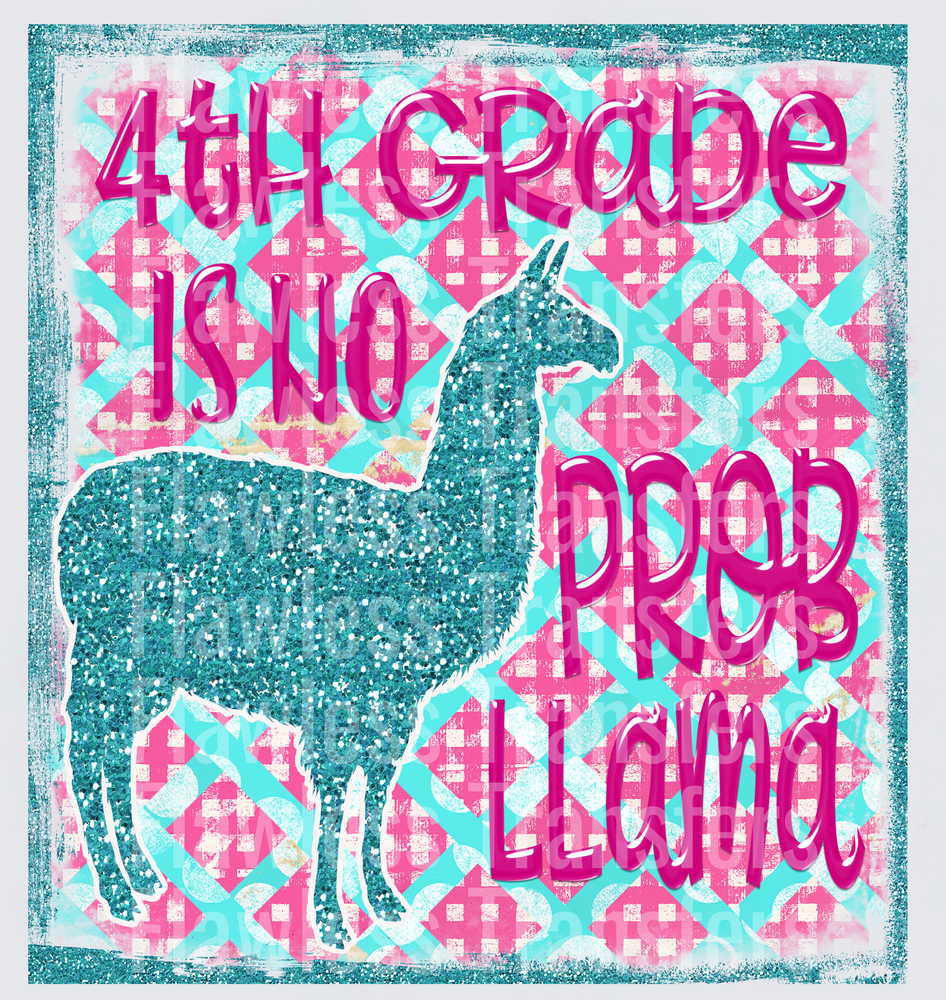 4th Grade is No Probllama #3862