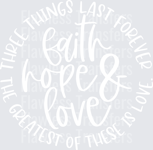 Faith Hope And Love #4373