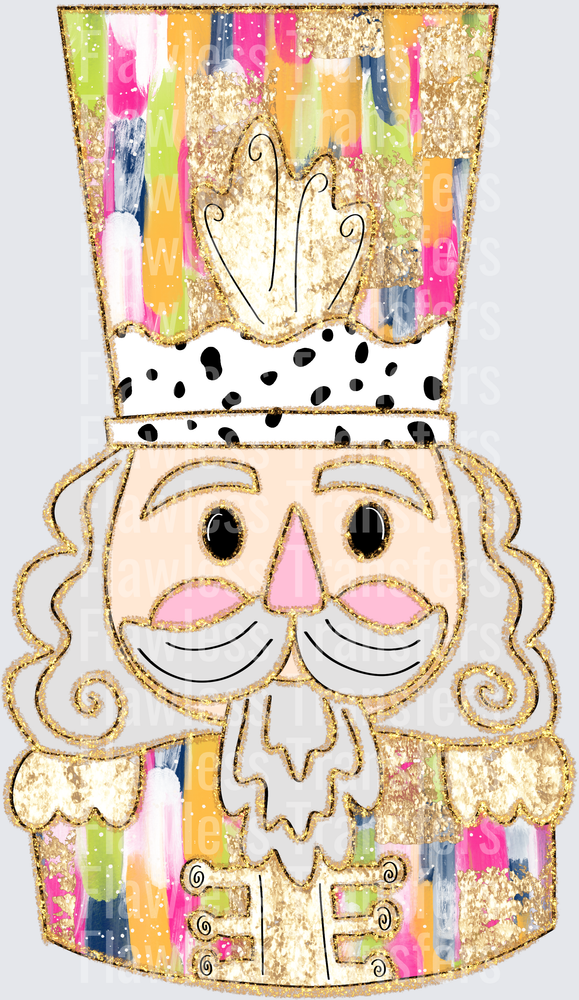Colorful Brushstrokes Nutcracker #1495