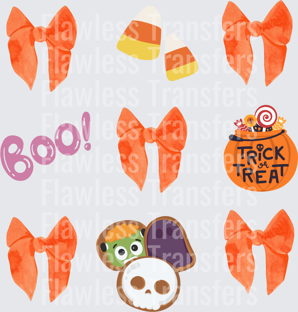 Halloween Coquette Bow #0721