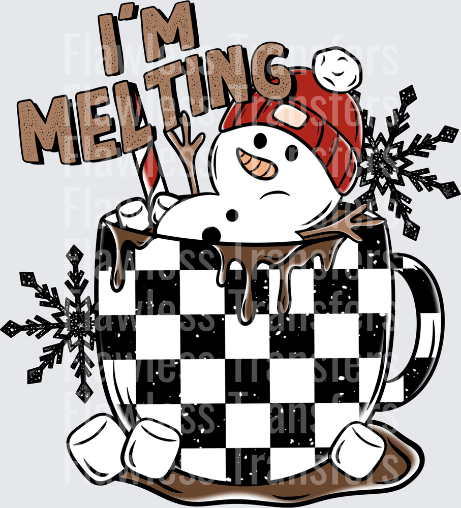 Im Melting Hot Cocoa Snowman #1628