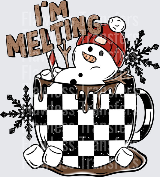 Im Melting Hot Cocoa Snowman #1628