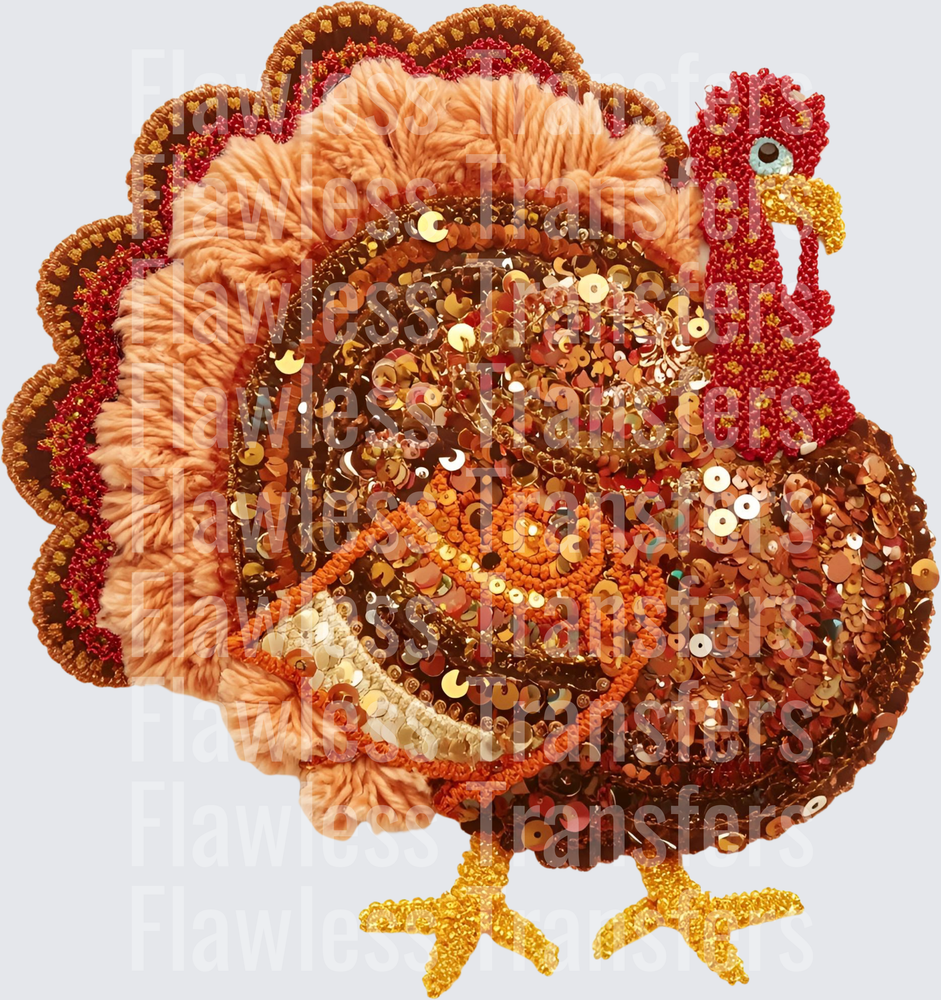 Turkey Faux Yarn Sequins #0339