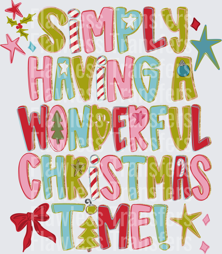 Simply Having A Wonderful Christmas Time Doodle #1947