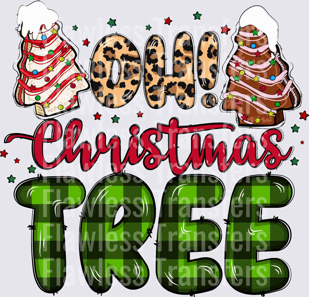 Oh Christmas Tree Snack Cake #1579