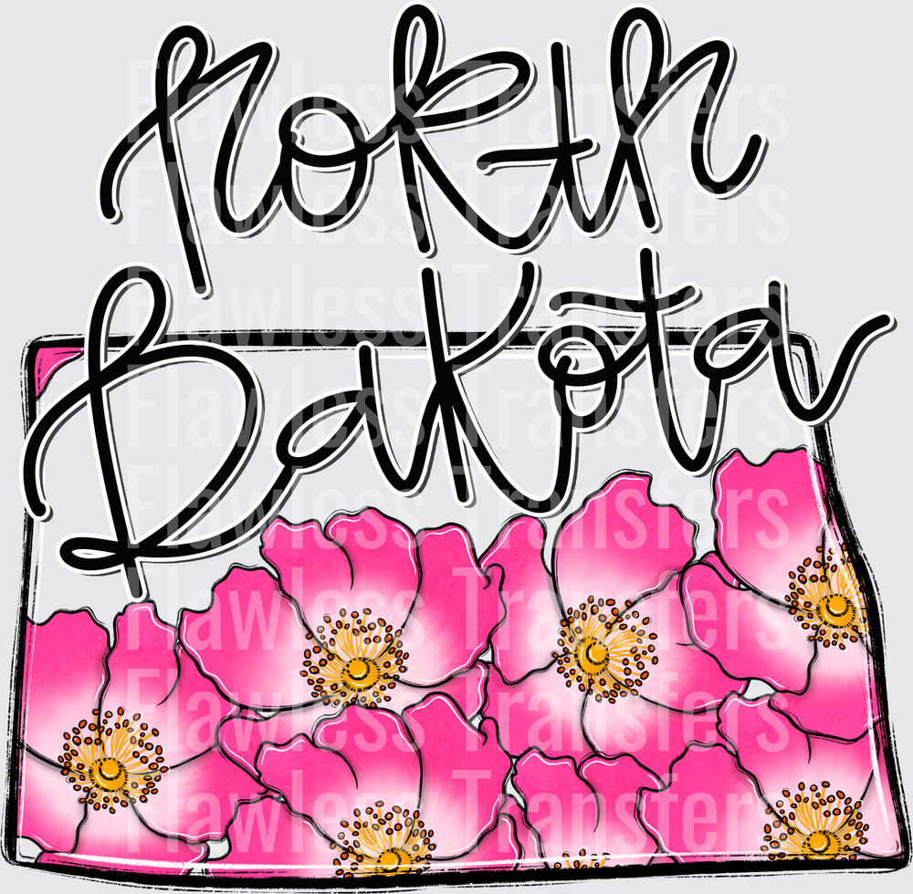 North Dakota Whimsy States #0992