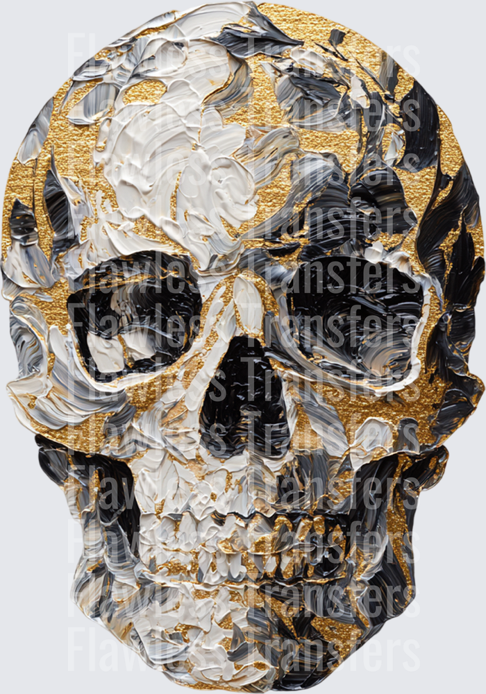 Brushstroke Skull #0794