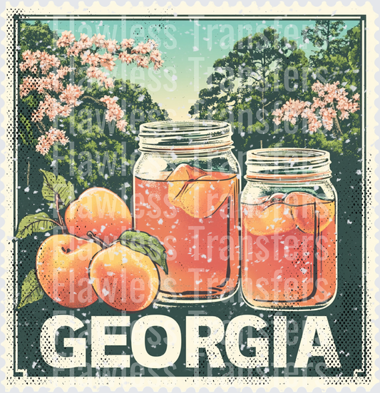 Georgia Vintage Stamp #1012