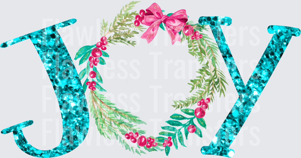 Joy Wreath Glitter #2025