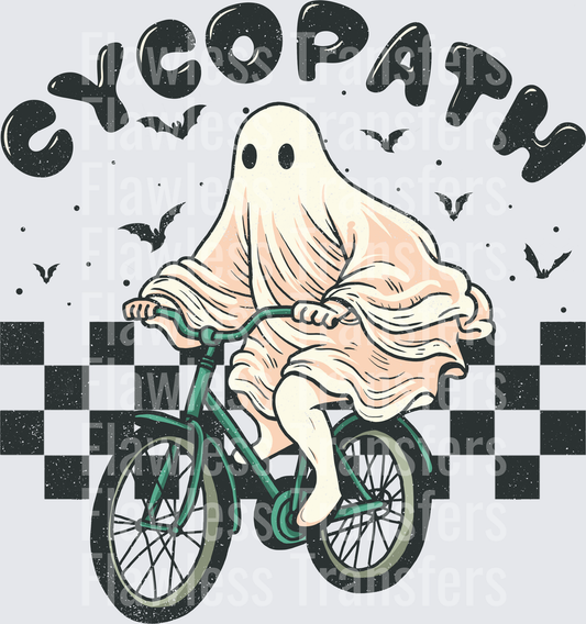 Cycopath Ghost Riding Bike - distressed - use this one to print #0460