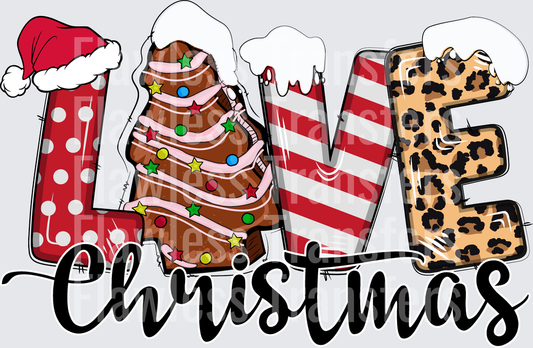 Love Christmas Cake #1574