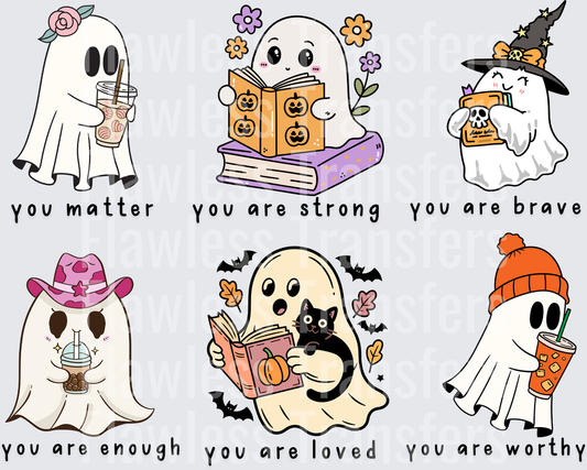 Motivational Halloween Ghosts #0802