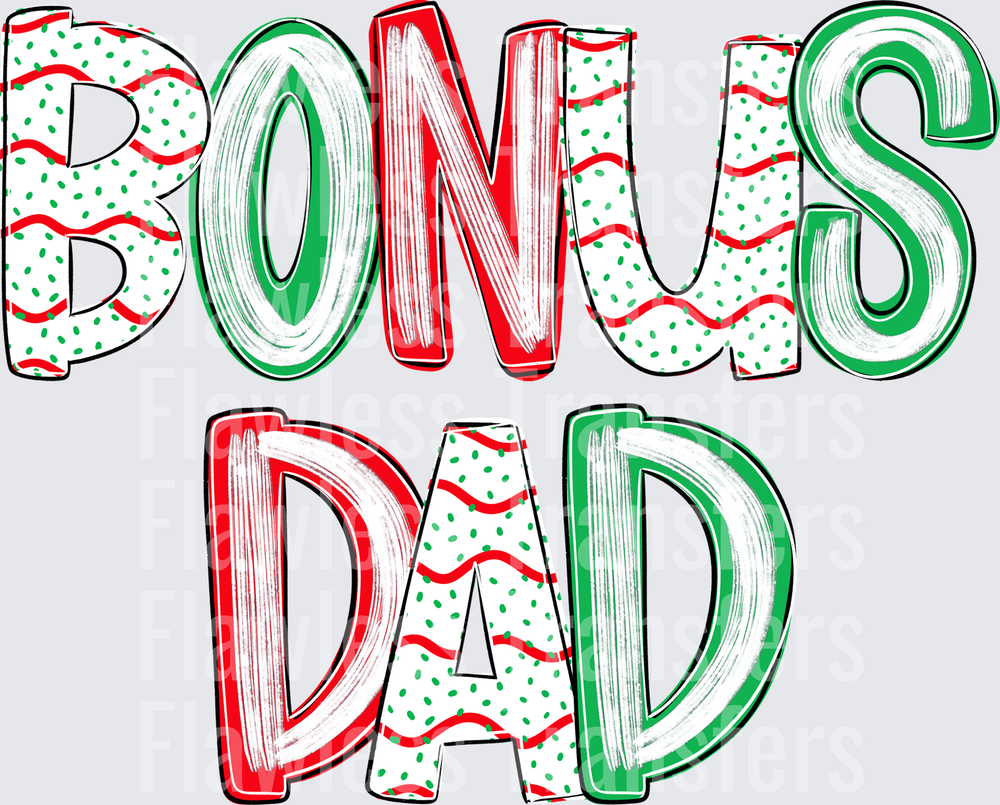 Bonus Dad Christmas Cake Alpha #1665