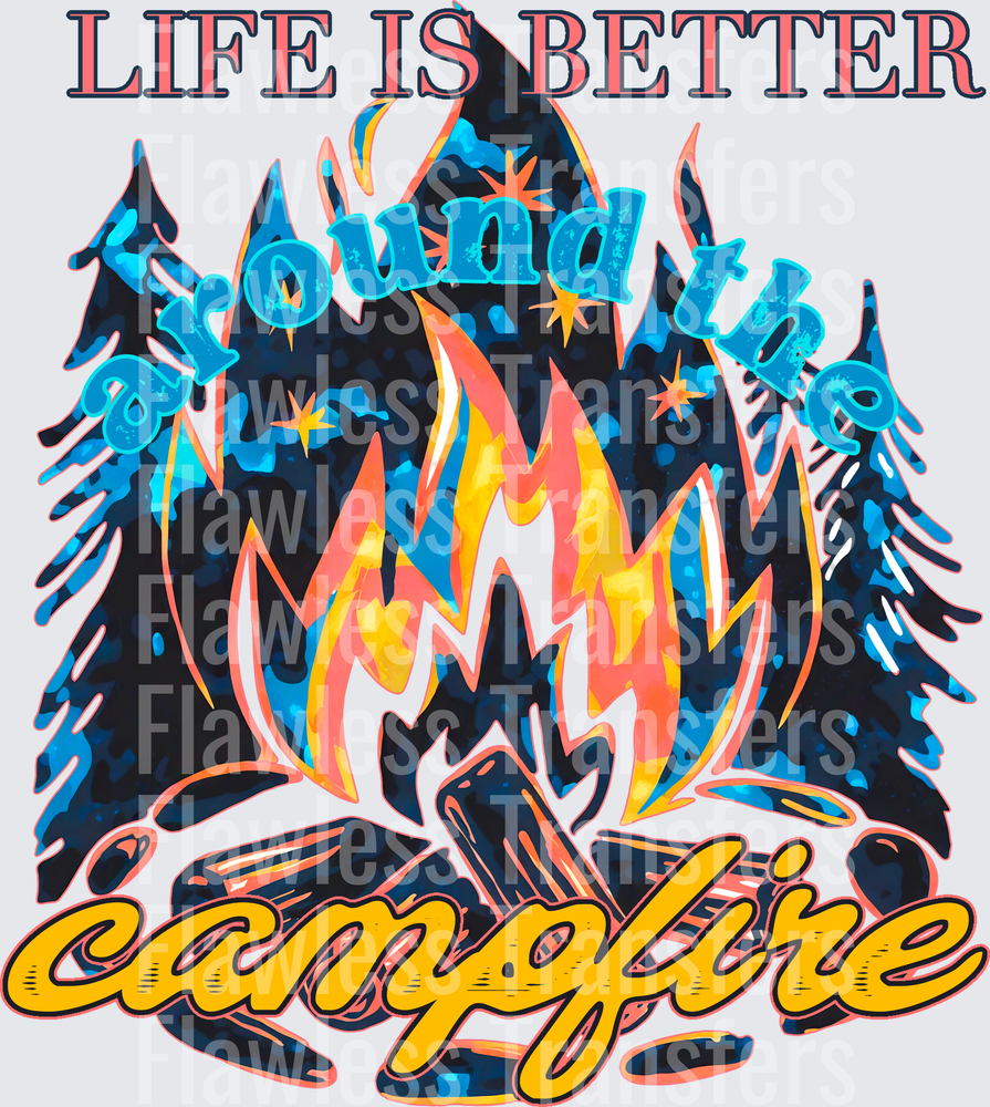 Life Is Better Around The Campfire #4816