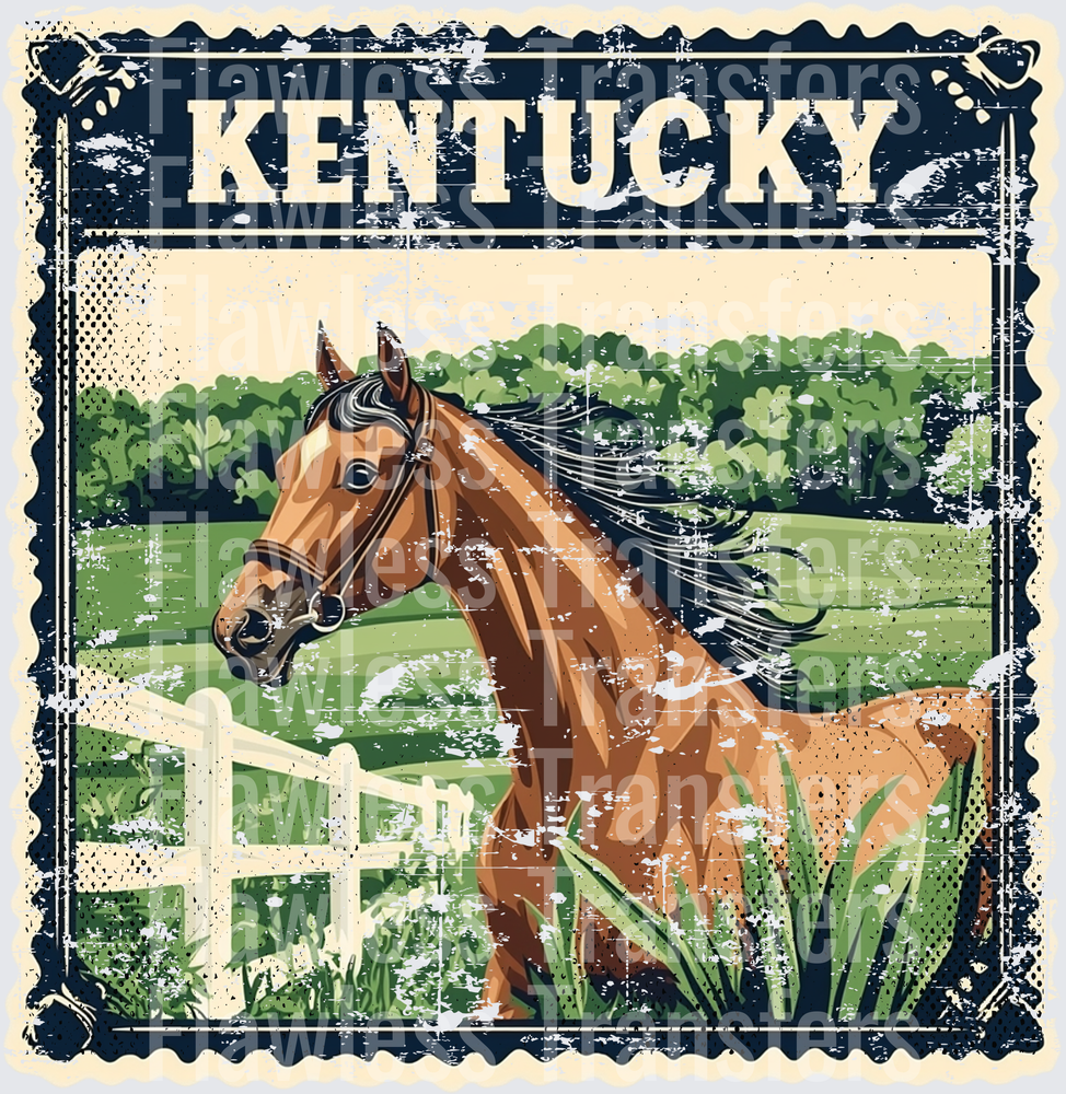 Kentucky Vintage Stamp #0998