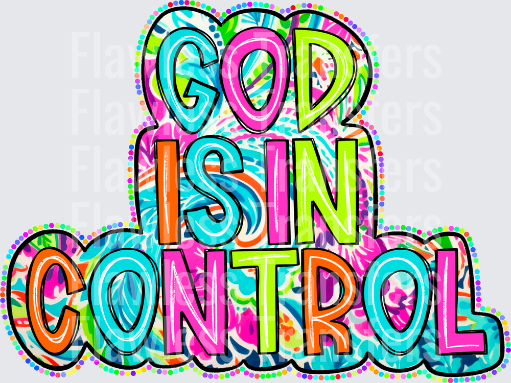 God Is In Control #5959