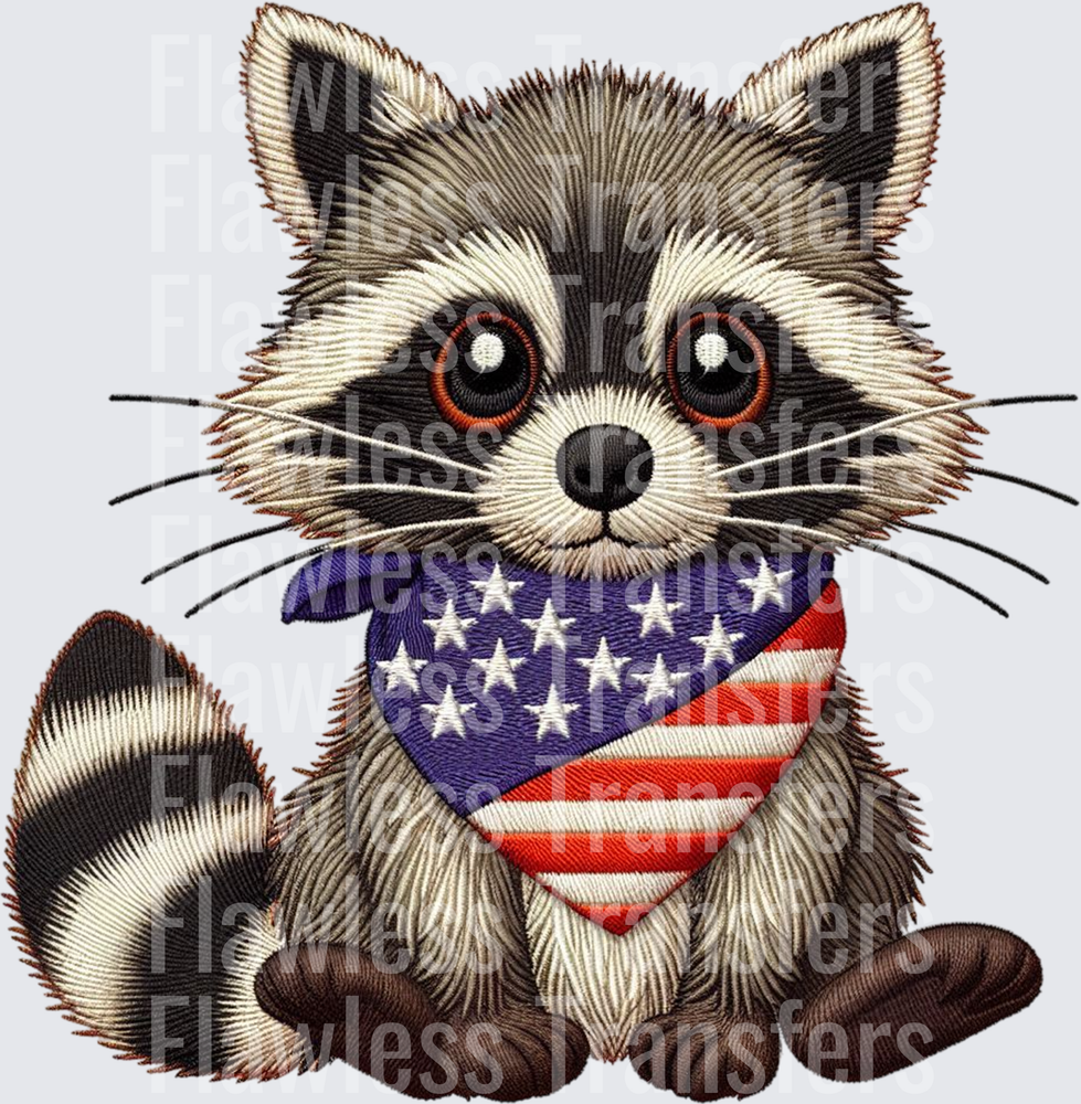 Patriotic Raccoon #4039