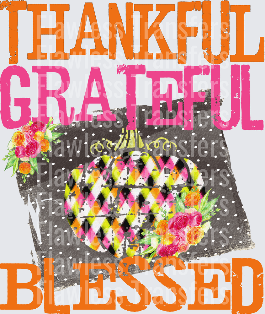 Thankful Grateful Blessed #0374