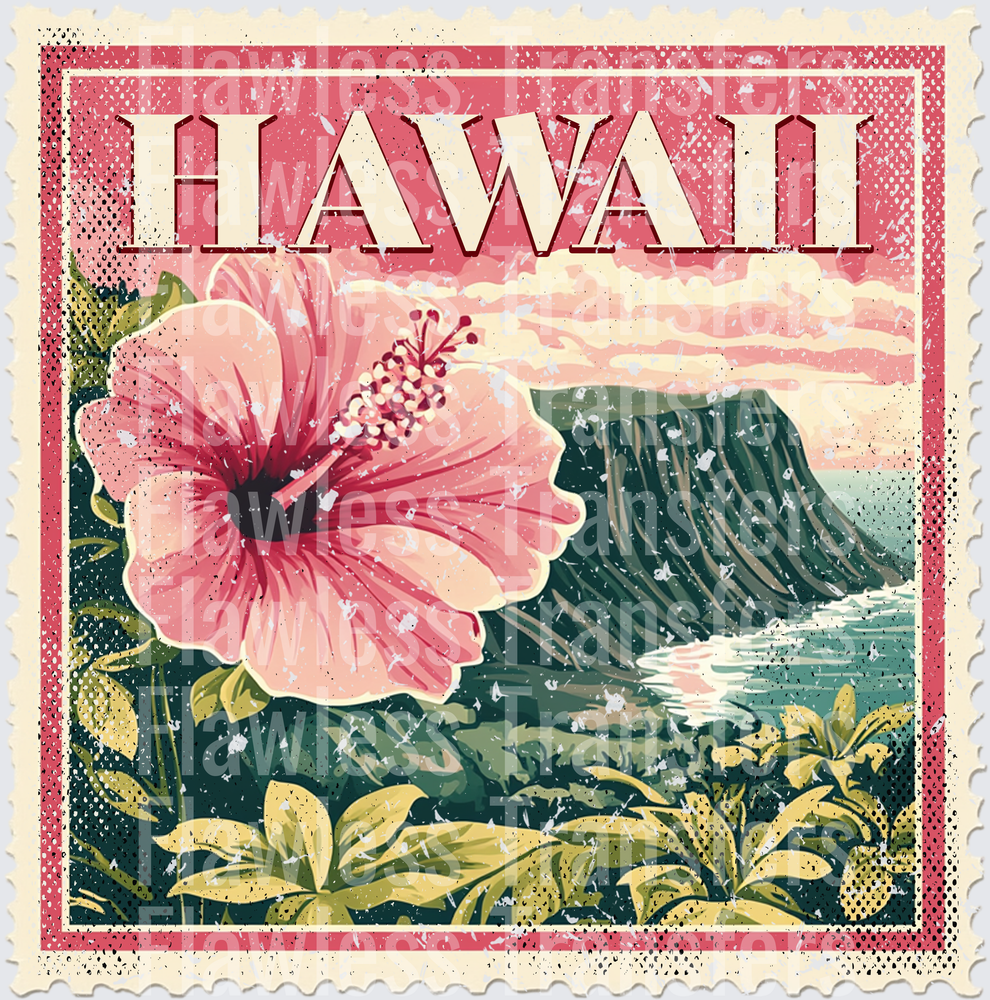 Hawaii Vintage Stamp #1030