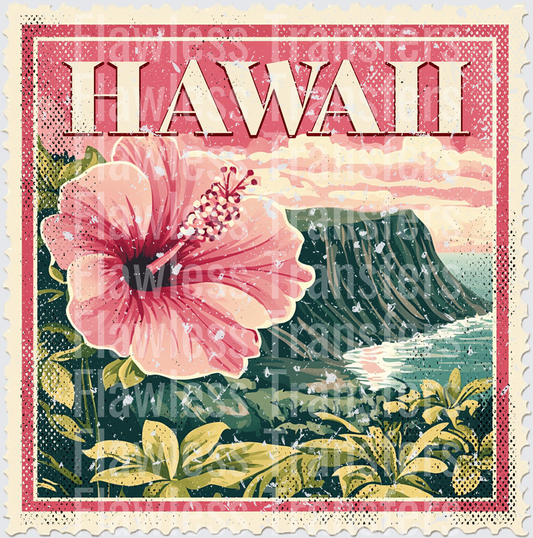 Hawaii Vintage Stamp #1030
