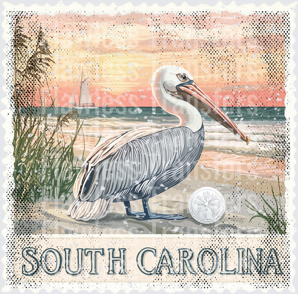 South Carolina Vintage Stamp #1025