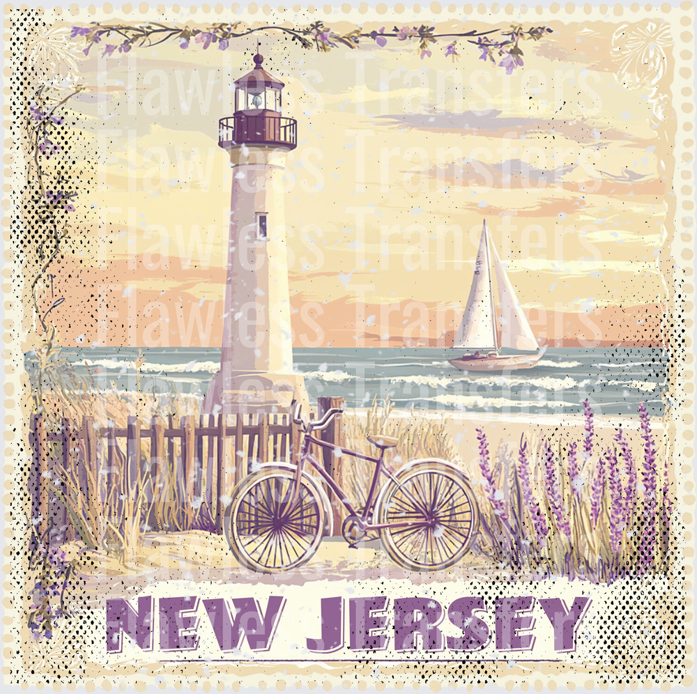 New Jersey Vintage Stamp #1022