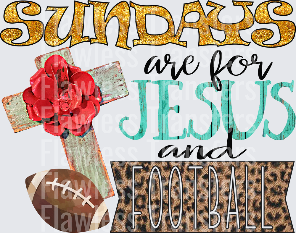 Sundays Are For Jesus and Football #3517