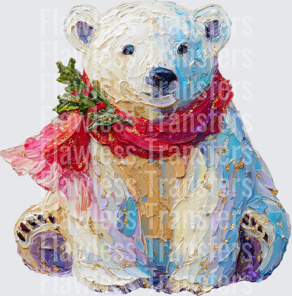 Christmas Polar Bear #1700