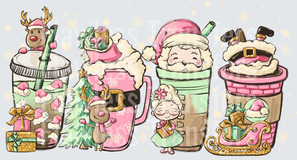 Santa Coffee Latte #1473
