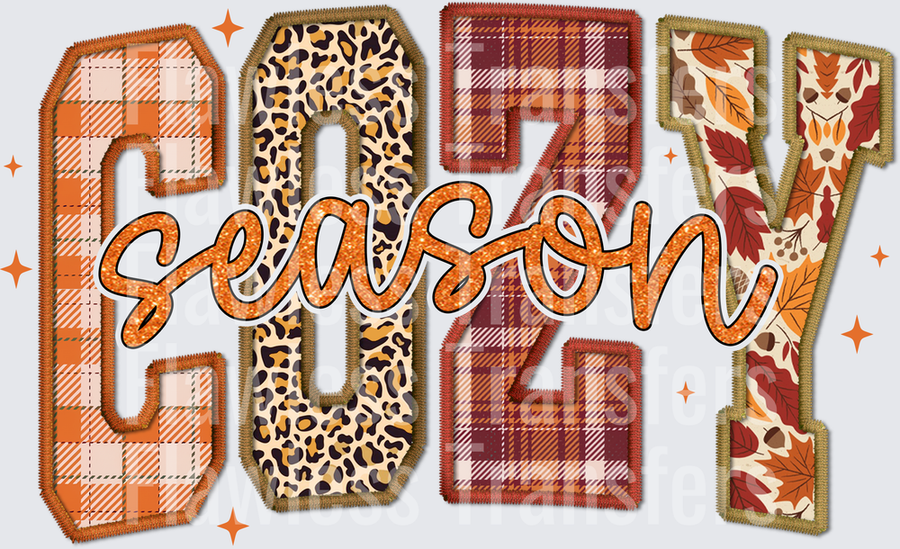 Cozy Season Faux Embroidery #0050