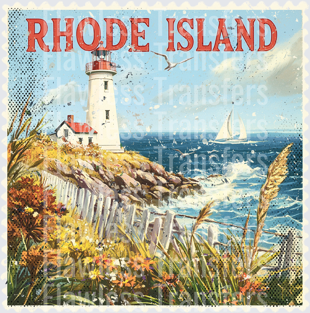 Rhode Island Vintage Stamp #1042