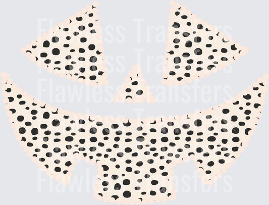 Dalmatian Dot Pumpkin Face #0551