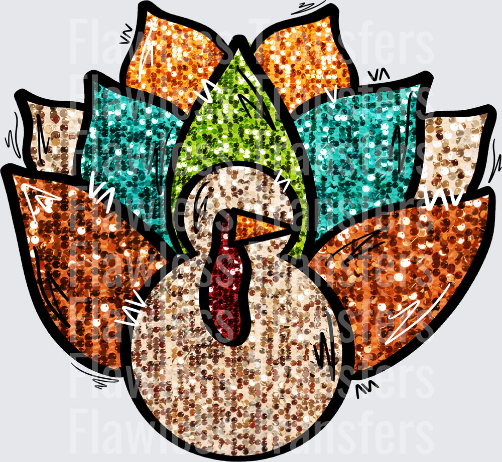 Sequin Turkey #0151