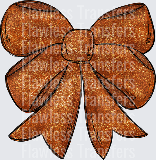 Burnt Orange Bow #4657