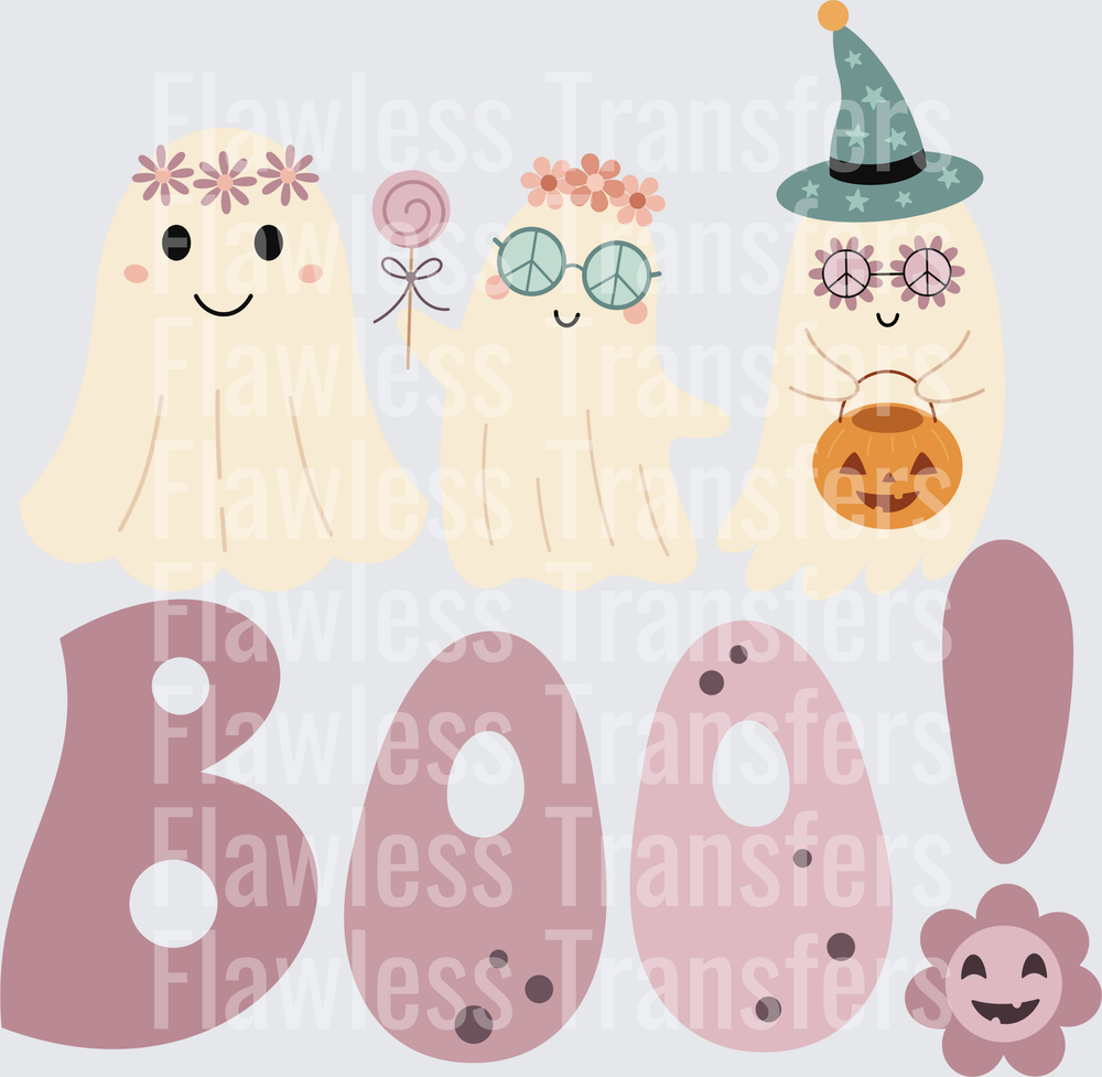 Boo Hippie Ghosts #0712