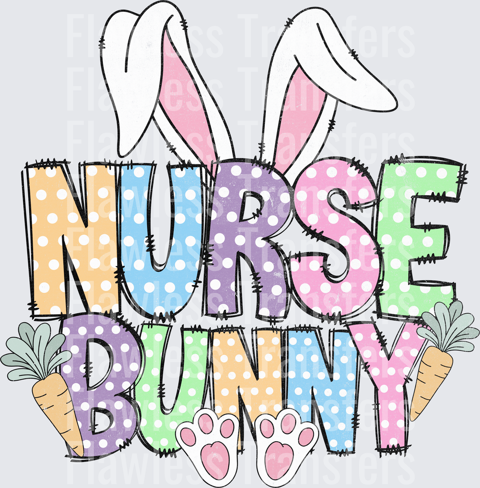 Nurse Bunny Distressed #5049