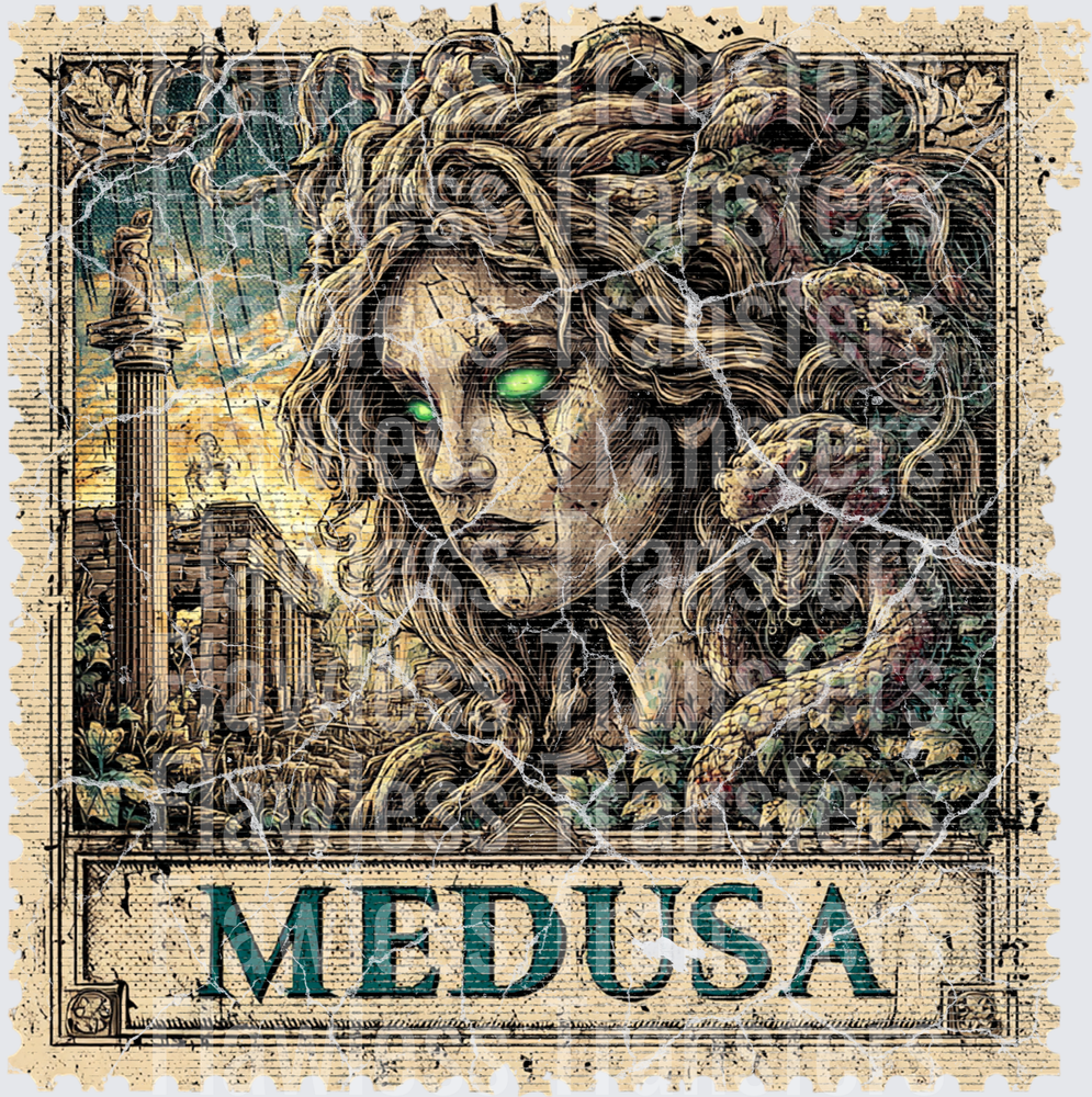 Medusa Vintage Stamp #0602