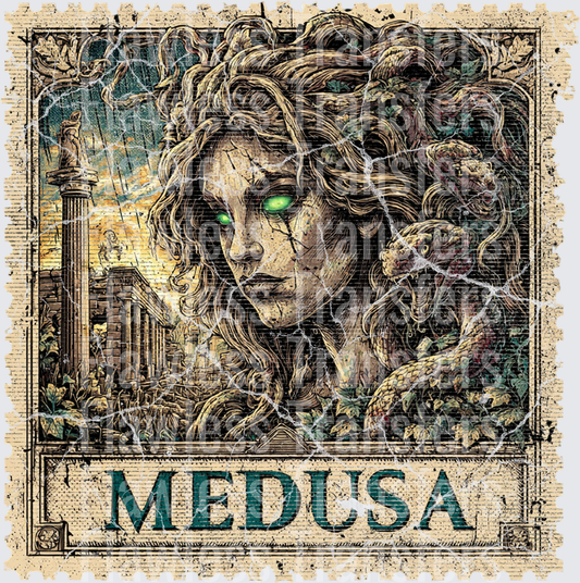 Medusa Vintage Stamp #0602