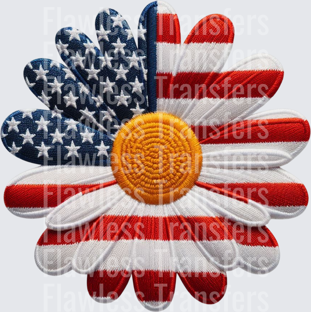 Patriotic Daisy #4042