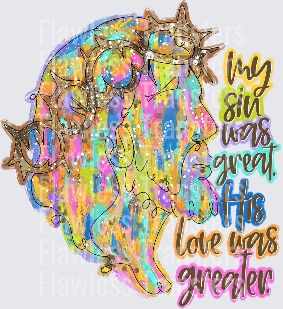 Jesus My Sin Was Great #5251