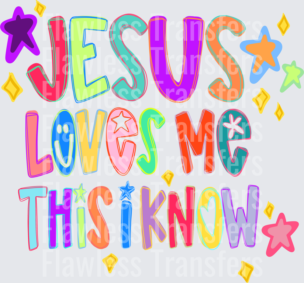 Jesus Loves Me #5234