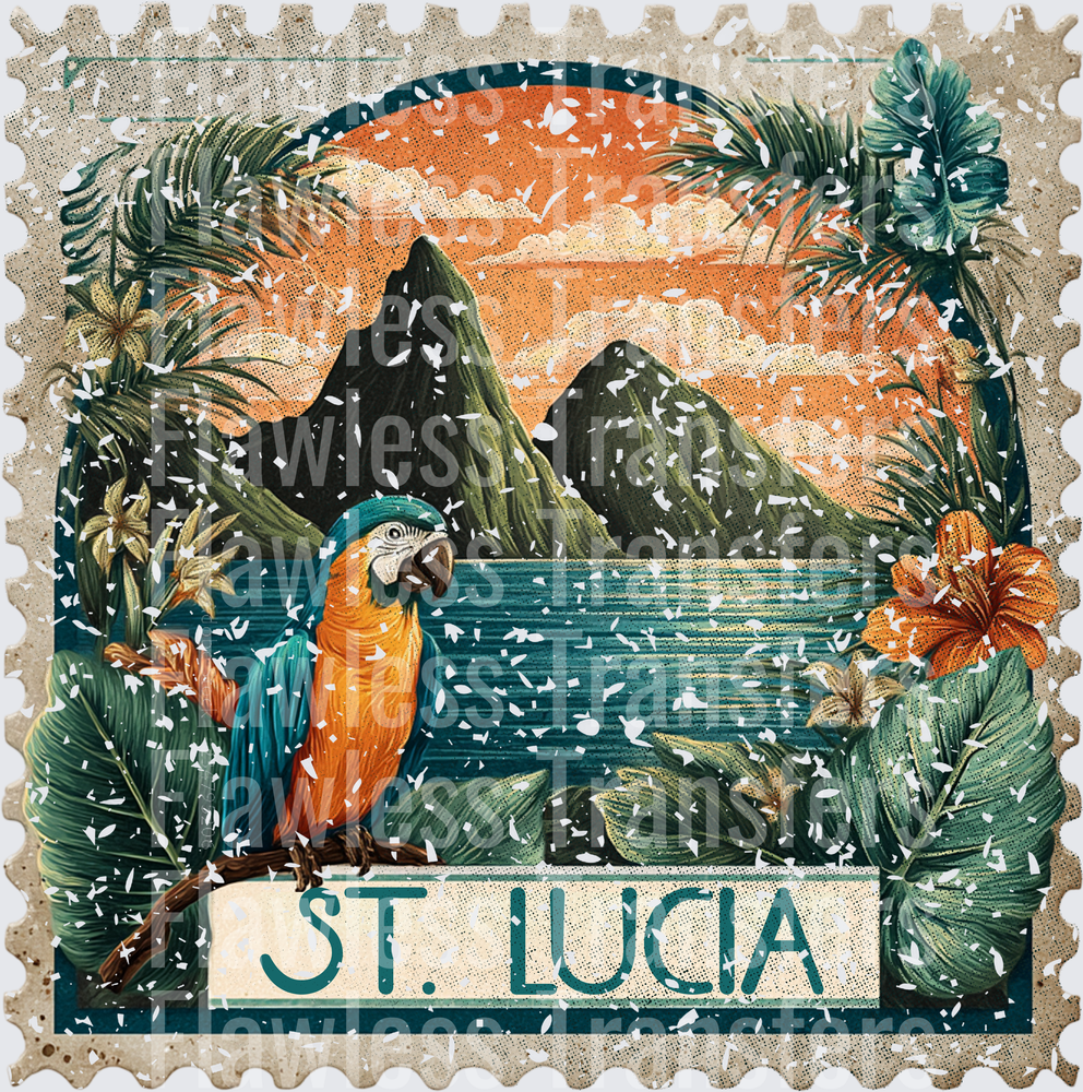 St Lucia Vintage Stamp #1049