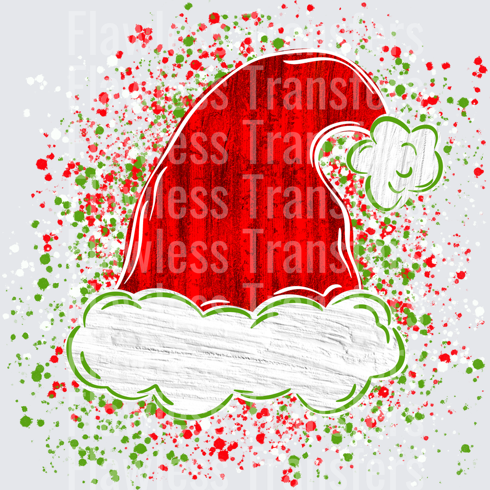 Santa Hat Splatter #9806